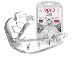 Капа OPRO Silver дитяча (вік до 11) Clear (art.102503006) Silver_JR_Clear фото