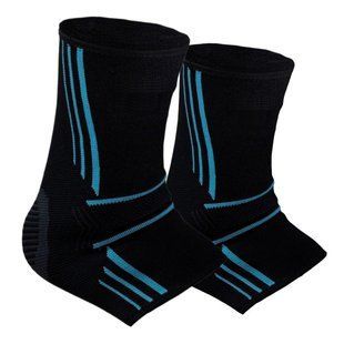 Бандажі на гомілкостоп Power System PS-6022 Ankle Support Evo Black/Blue (2шт.) M PS_6022_M_Black/Blue фото