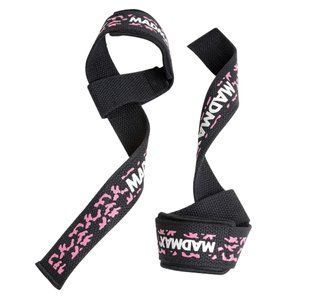 Лямки для тяги MadMax Camo Power Wrist Straps Camo/Pink MFA-275-PNK-U фото