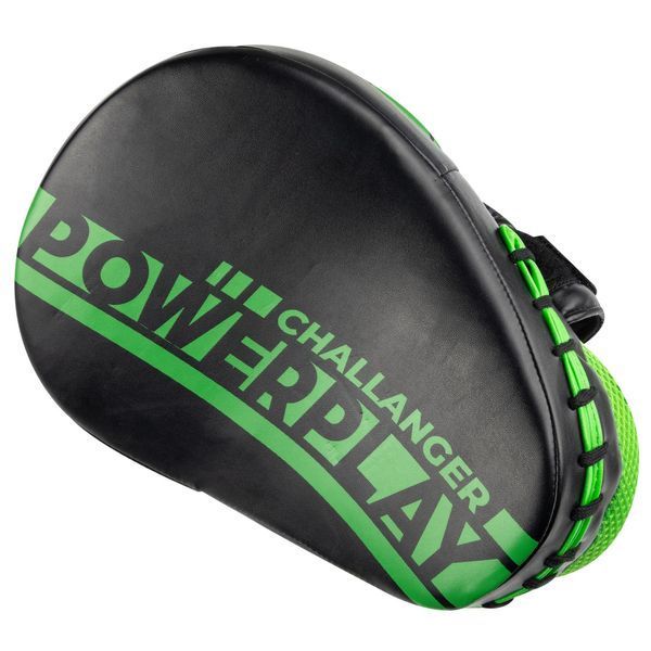 Лапи боксерські PowerPlay 3041 Чорно-Зелені PU [пара] PP_3041_Green фото