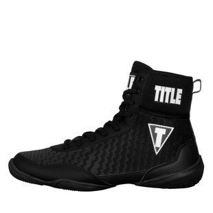 Боксерки (боксерське взуття) TITLE Boxing Predator II Shoes 2.0 Black/Grey 40р. TBS39 7 BK/GR фото