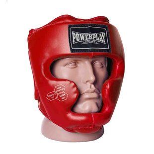 Боксерський шолом тренувальний PowerPlay 3043 Червоний XS PP_3043_XS_Red фото